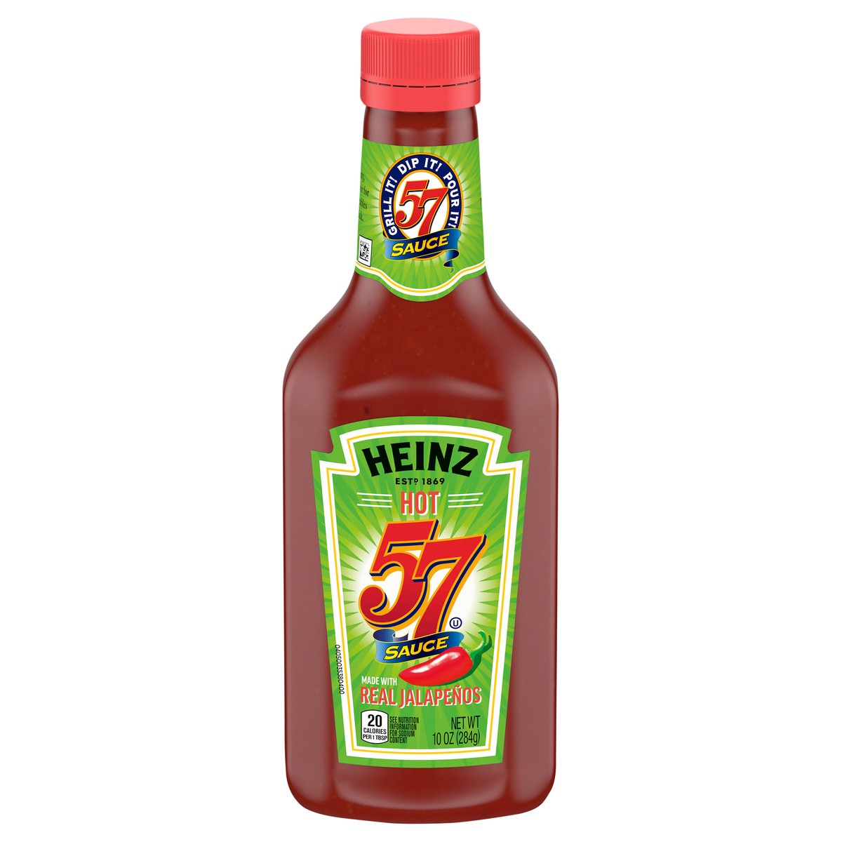 slide 1 of 25, Heinz Hot 57 Sauce, 10 oz Bottle, 10 oz