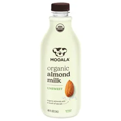 Mooala Organic Unsweetened Almondmilk, 48 oz