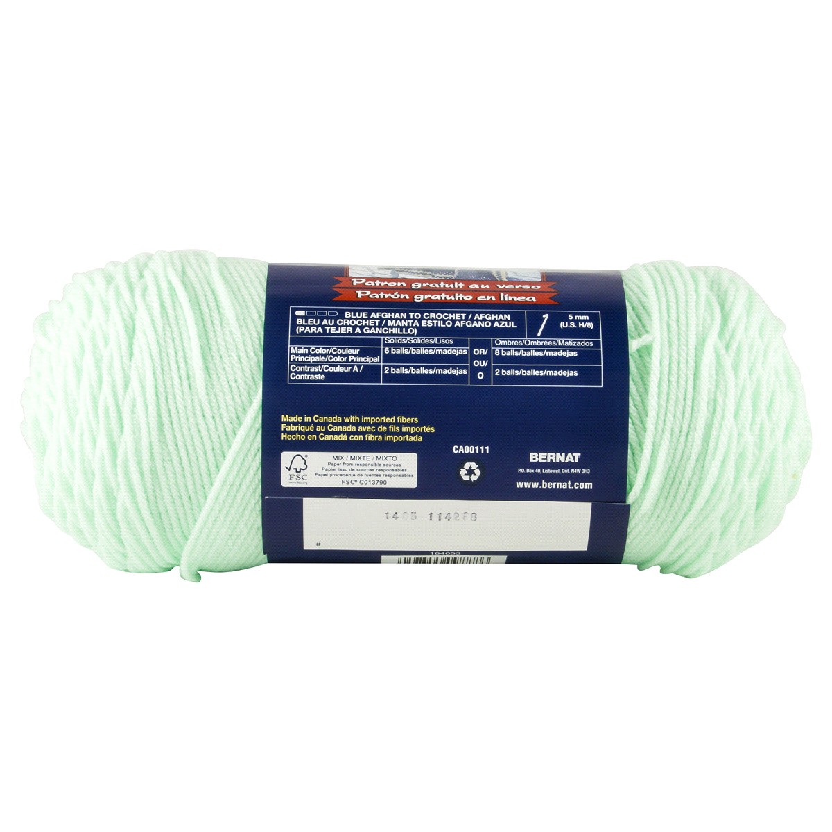 slide 3 of 4, Bernat Super Value Yarn - Mint, 1 ct