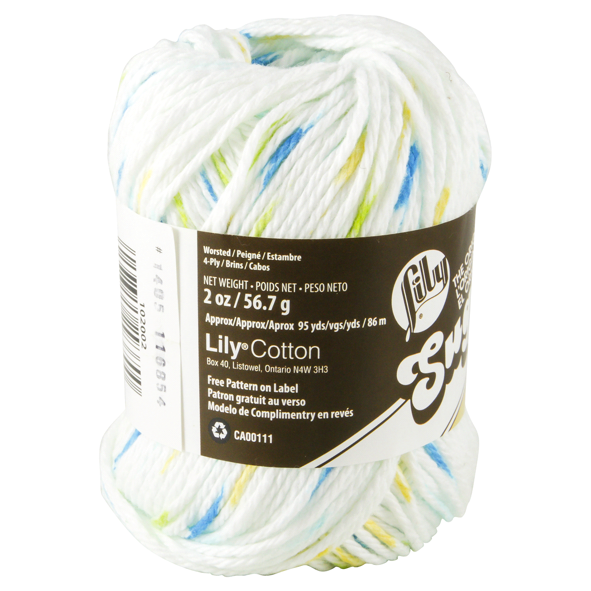 slide 3 of 3, Lily Sugar 'n Cream Yarn - Summer Prints Ombre, 1 ct