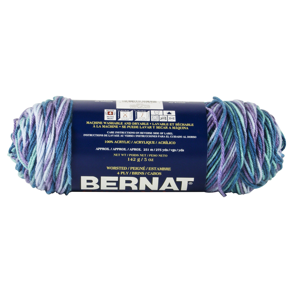 slide 2 of 3, Bernat Super Value Yarn - Luxury Ombre, 1 ct