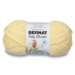 Bernat Baby Blanket, Baby Yellow