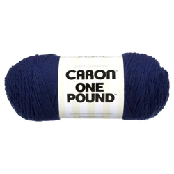 Caron One Pound Yarn, Midnight Blue