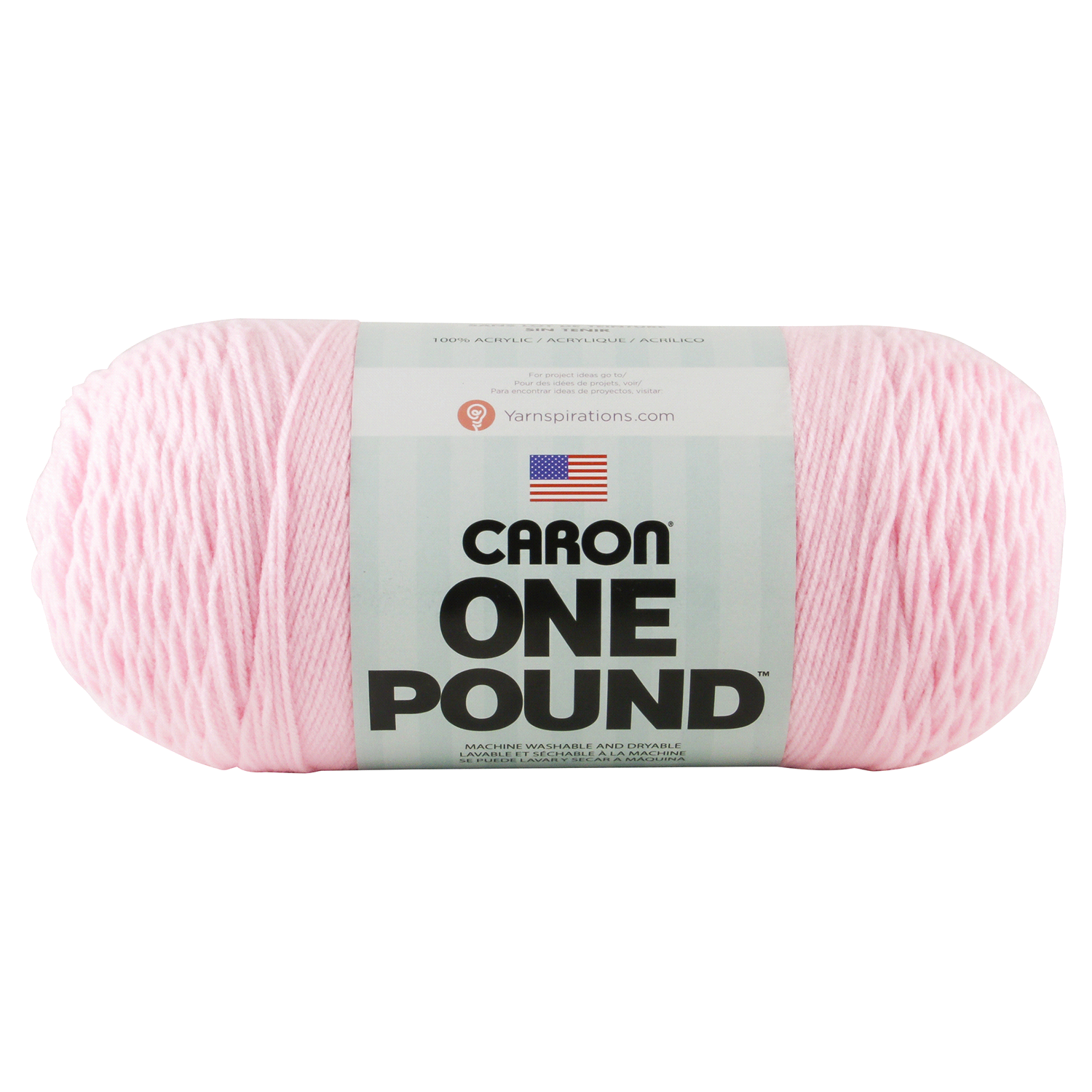 slide 2 of 3, Caron One Pound Yarn, Soft Pink, 1 ct