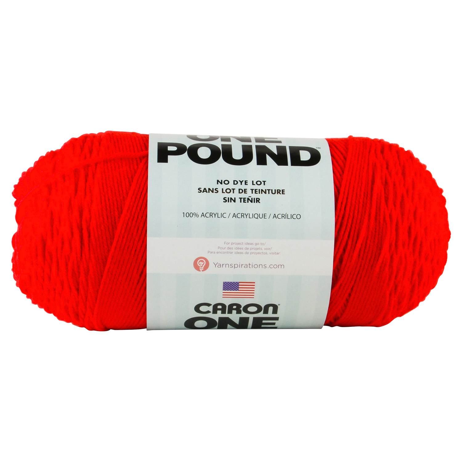 slide 3 of 3, Caron One Pound Yarn, Scarlet, 1 ct