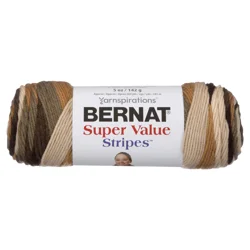 Bernat Super Value Stripes, Beachwood