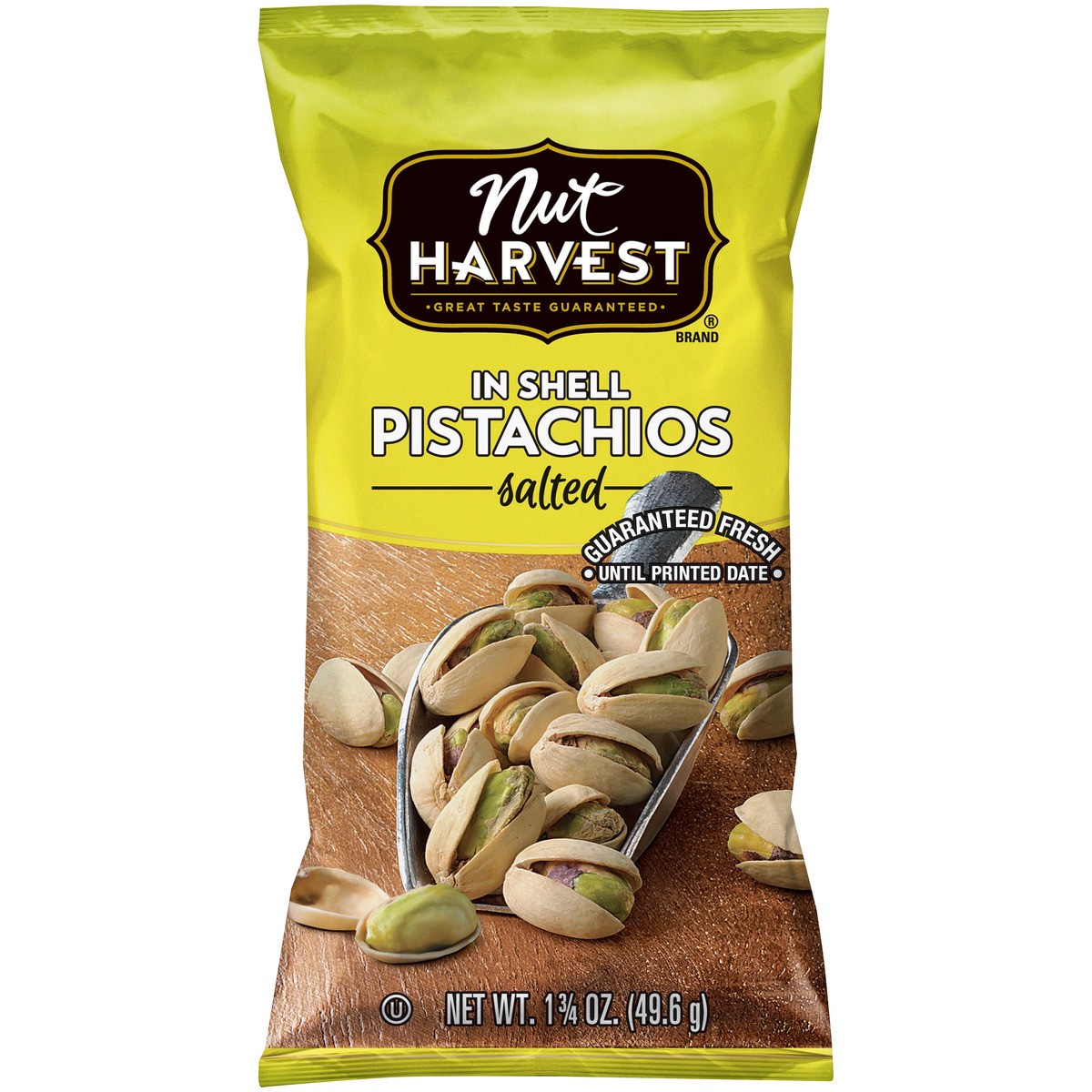 slide 1 of 3, Nut Harvest in Shell Salted Pistachios, 1.75 oz