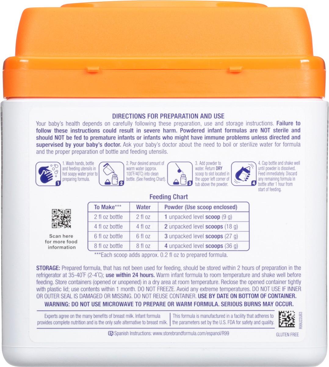 slide 2 of 14, Tippy Toes Milk-Based Powder Sensitivity Infant Formula 33.2 oz, 33.20 oz