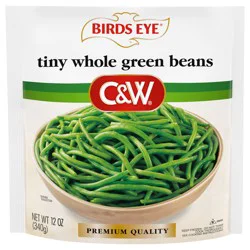 Birds Eye C&W Tiny Whole Green Beans, Frozen Vegetable, 12 OZ
