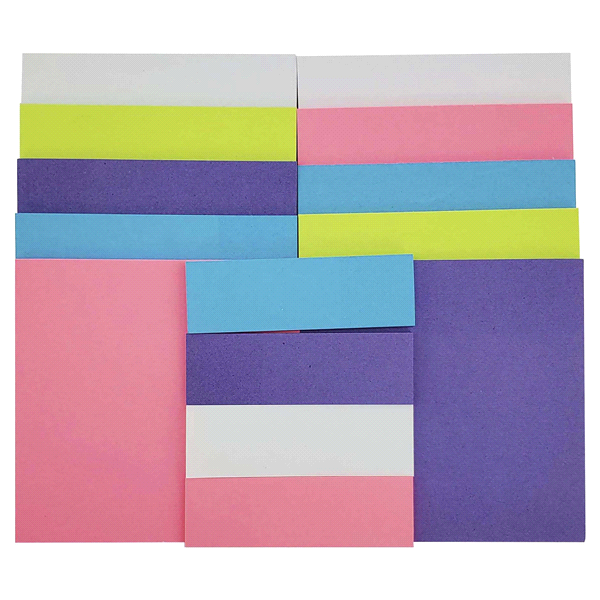 slide 8 of 9, Kolorae Sticky Note, Multi Pack, 14 ct