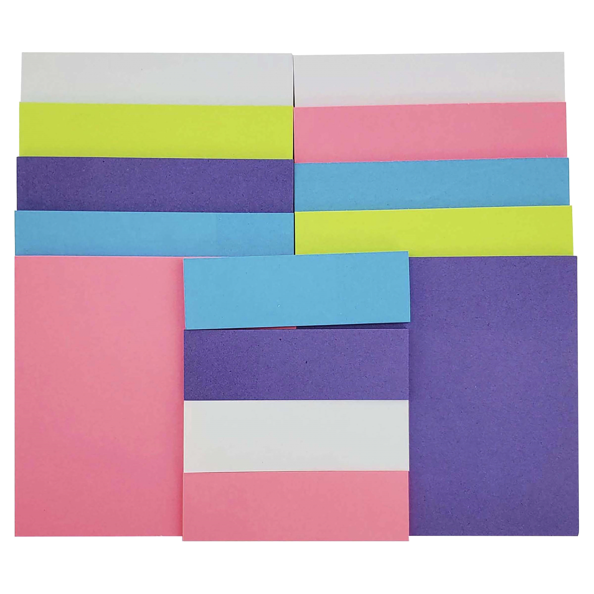 slide 9 of 9, Kolorae Sticky Note, Multi Pack, 14 ct