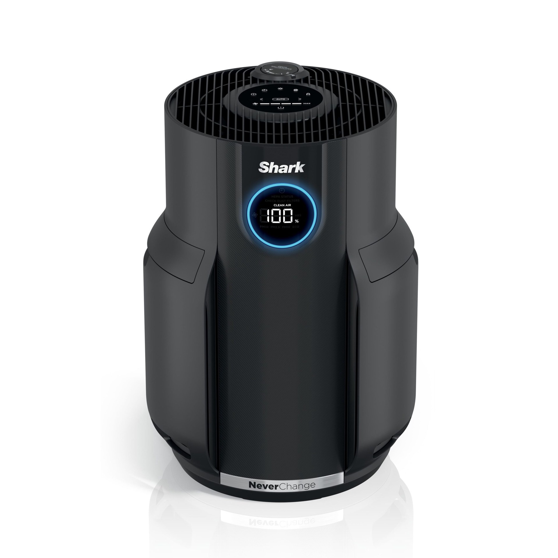slide 1 of 6, Shark NeverChange 5Year Filter Life, Odor Neutralizer 5 -Speed Charcoal Gray True HEPA Air Purifier ENERGY STAR Certified (Covers: 650-sq ft ), 1 ct