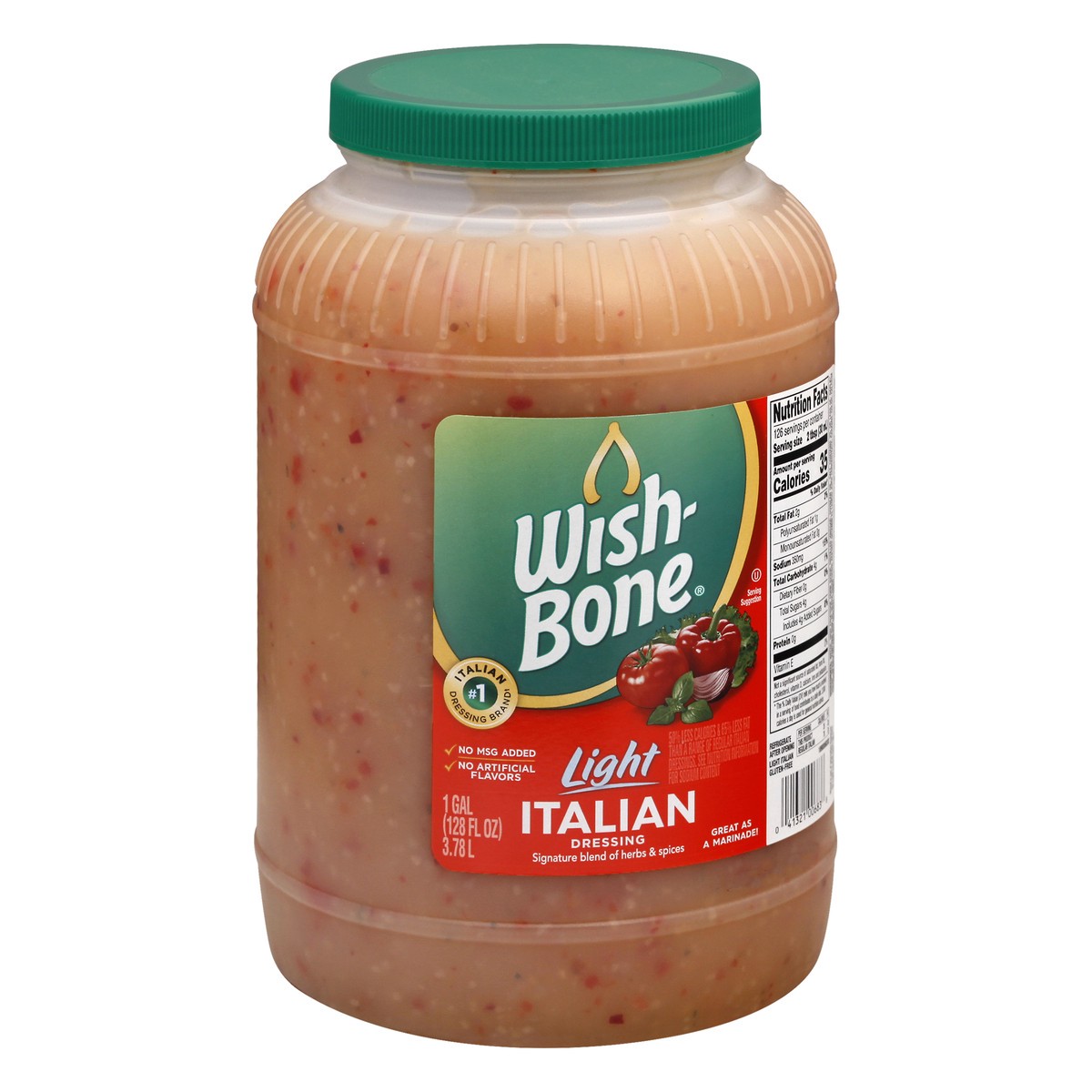 slide 3 of 12, Wish-Bone Light Italian Dressing - 1 gal, 1 gal