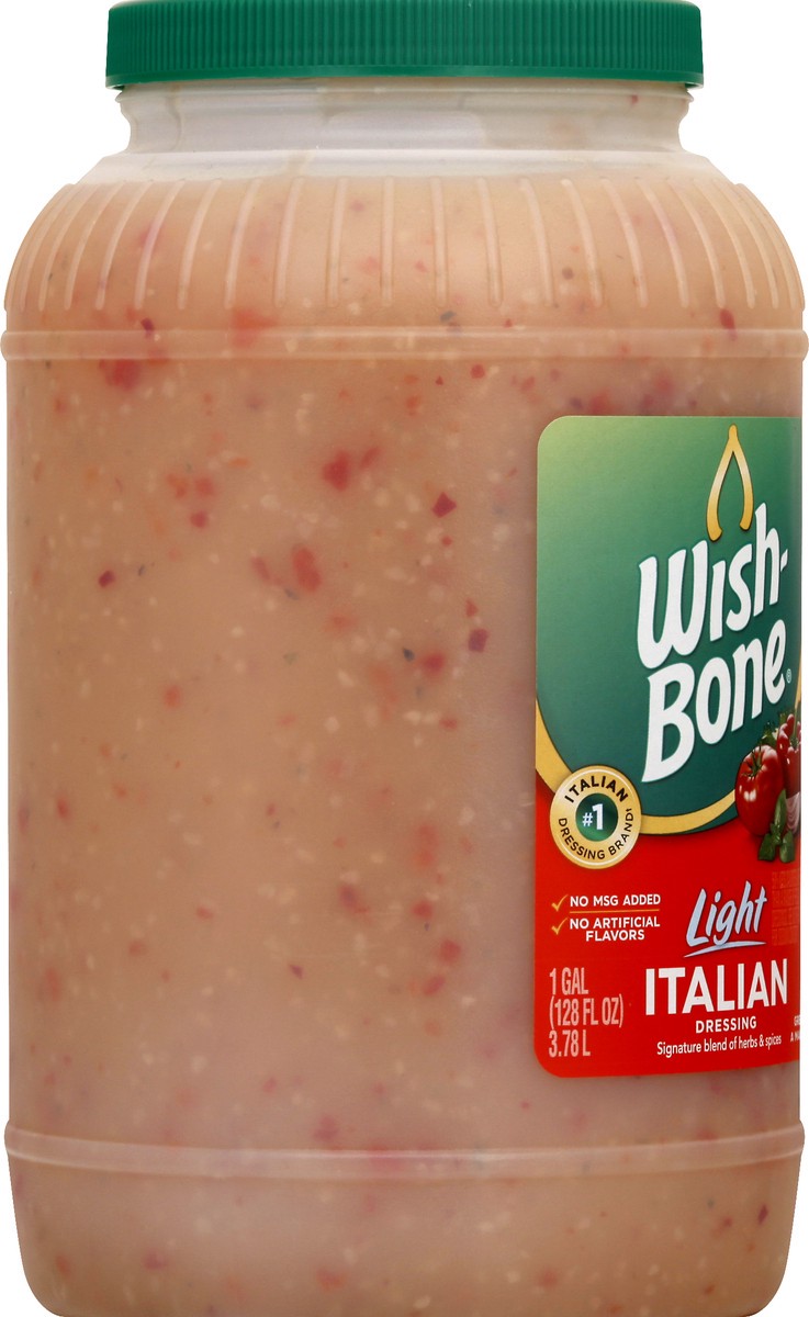 slide 9 of 12, Wish-Bone Light Italian Dressing - 1 gal, 1 gal