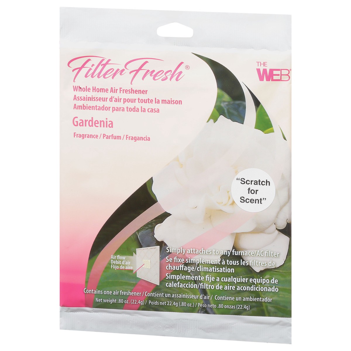 slide 3 of 9, Filter Fresh The Web Whole Home Gardenia Air Freshener 0.80 oz, 0.8 oz