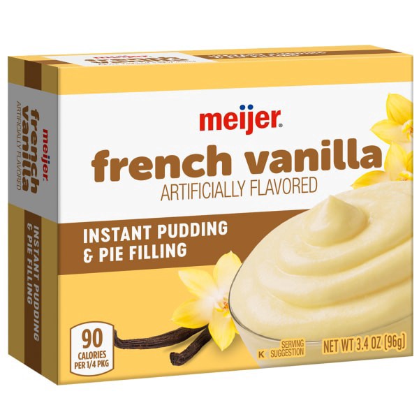 slide 4 of 29, Meijer Instant French Vanilla Pudding & Pie Filling, 3.4 oz