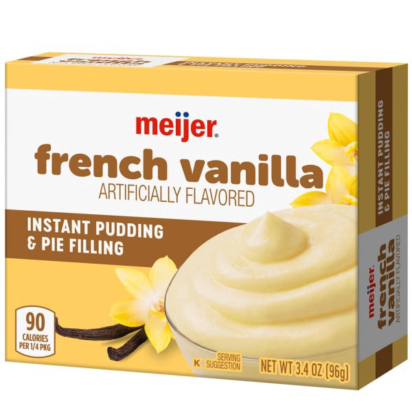 slide 8 of 29, Meijer Instant French Vanilla Pudding & Pie Filling, 3.4 oz