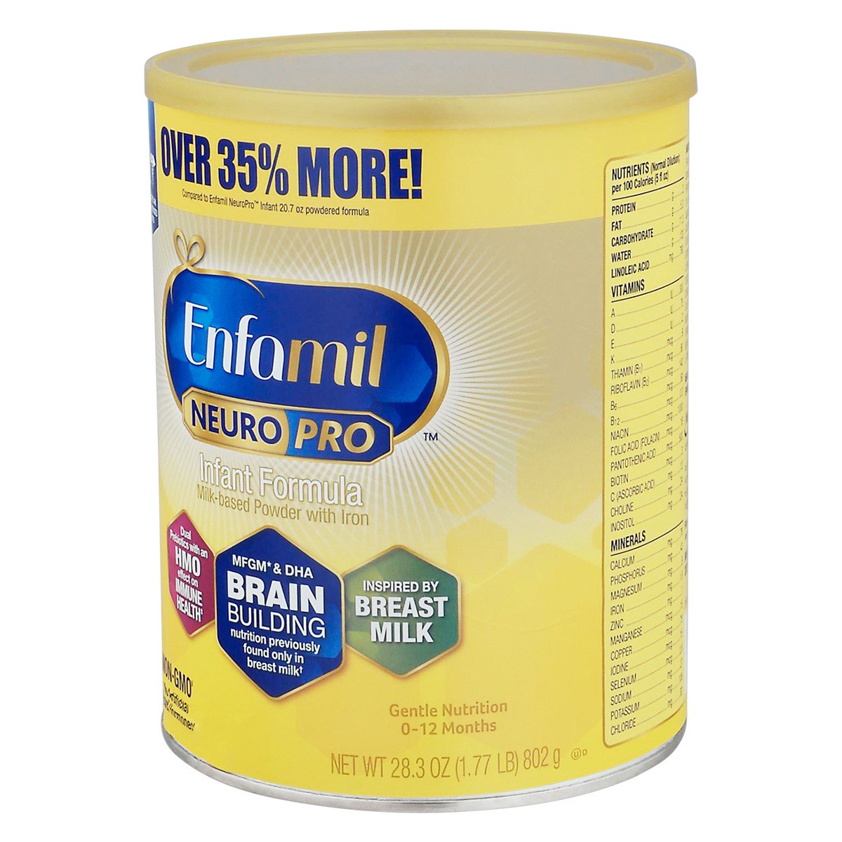 slide 5 of 9, Enfamil NeuroPro Triple Prebiotic Immune Blend Ready-to-use Baby Formula, 28.3 oz