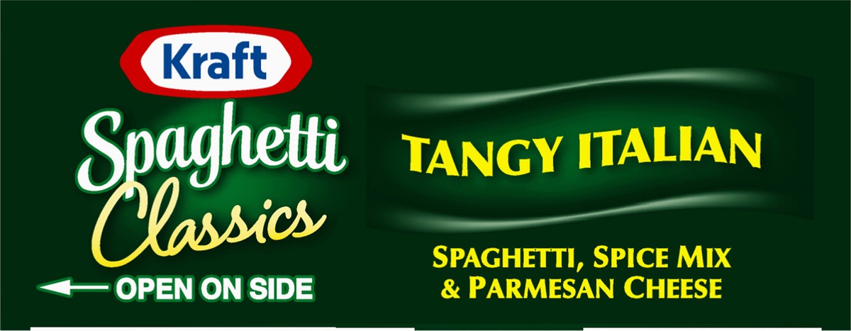 slide 14 of 14, Kraft Spaghetti Classics Tangy Italian Spaghetti, Spices, & Parmesean Cheese Meal Mix, 8 oz Box, 8 oz