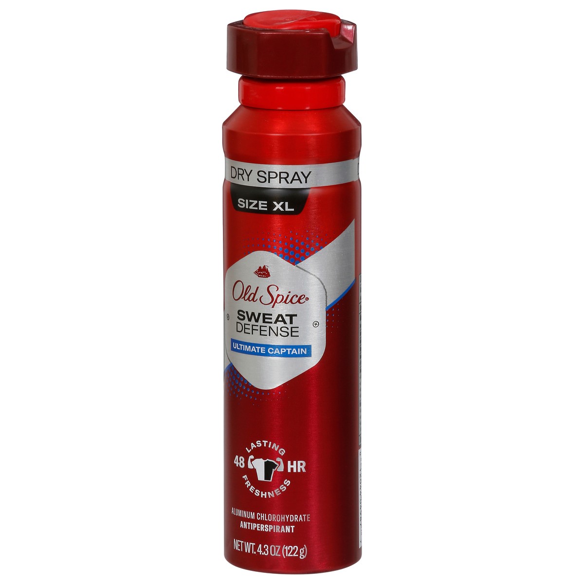 slide 3 of 9, Old Spice Sweat Defense Dry Spray Ultimate Captain Antiperspirant Size XL 4.3 oz, 4.3 oz