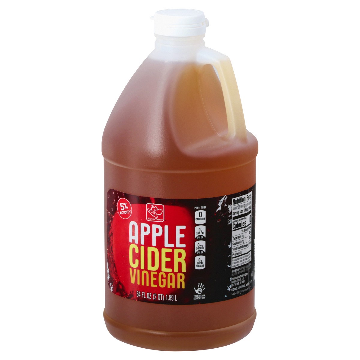 slide 11 of 11, Harris Teeter Apple Cider Vinegar, 64 oz