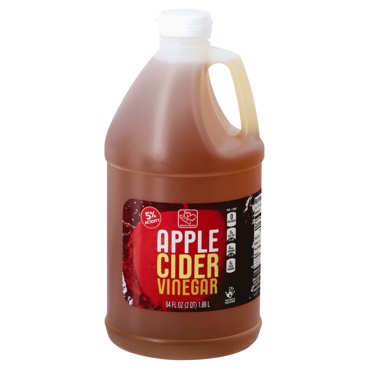 slide 1 of 11, Harris Teeter Apple Cider Vinegar, 64 oz