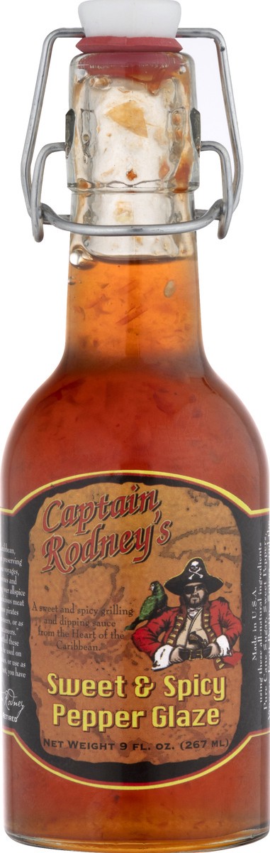 slide 5 of 12, Captain Rodney's Sweet & Spicy Pepper Glaze 9.0 oz, 9 oz