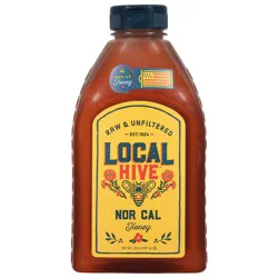 Local Hive Nor Cal Raw & Unfiltered Honey - 32 oz