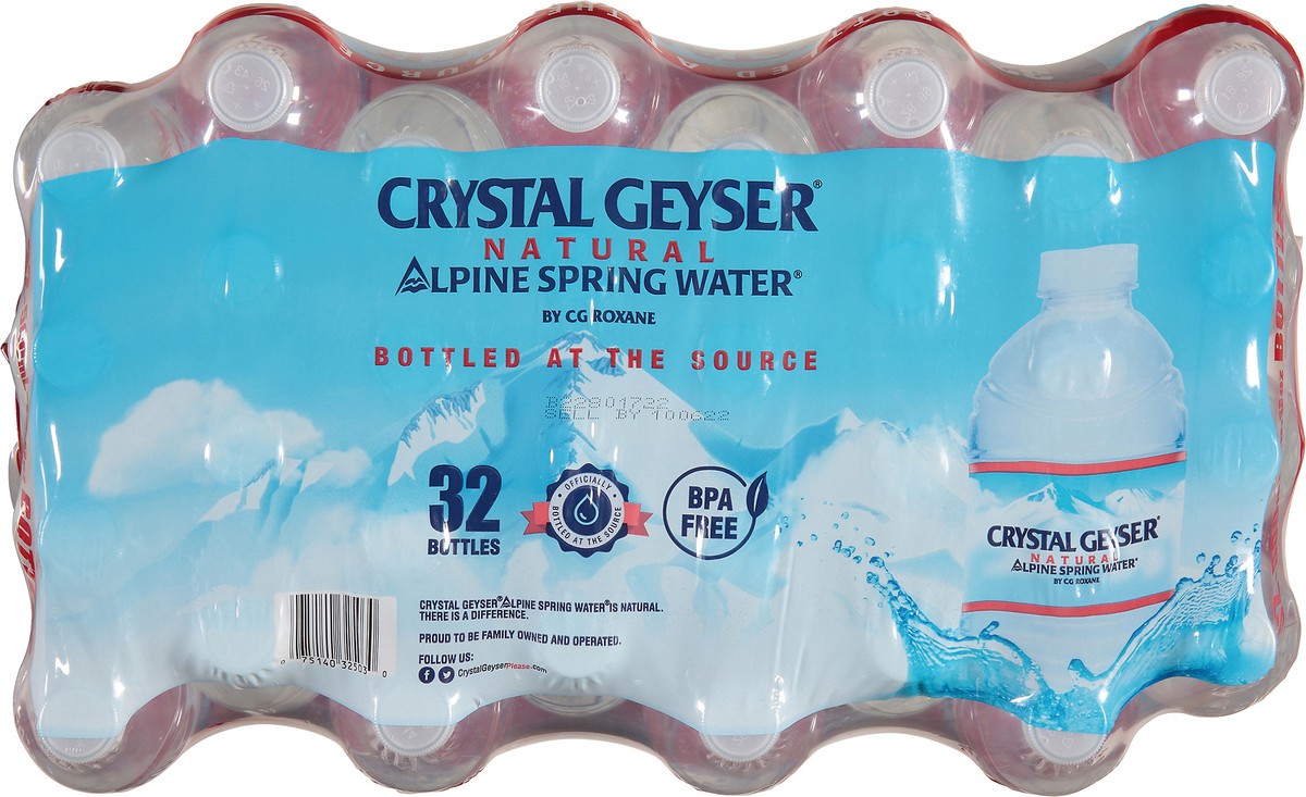 slide 7 of 11, Crystal Geyser Natural Alpine Spring Water - 32 ct, 32 ct