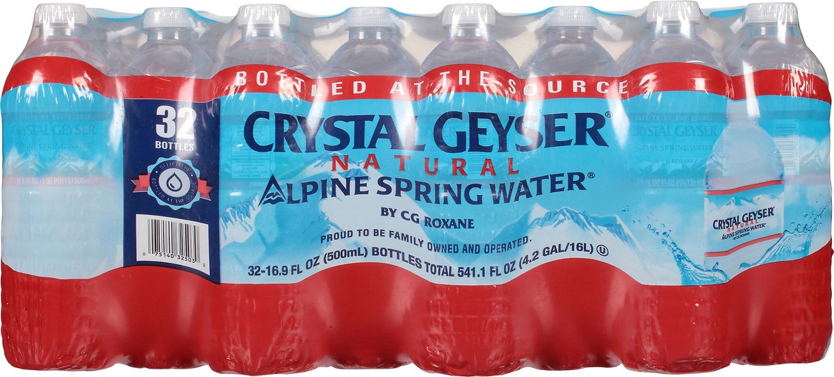 slide 9 of 11, Crystal Geyser Natural Alpine Spring Water - 32 ct, 32 ct