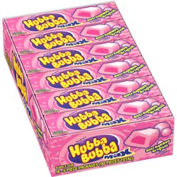HUBBA BUBBA Max Original Bubble Gum - 5 Piece Pack, (Pack of 18)