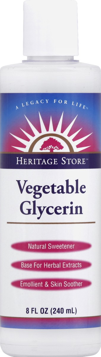 slide 2 of 2, Heritage Store Vegetable Glycerin, 8 oz