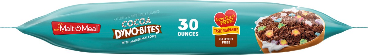 slide 4 of 7, Malt-O-Meal Cocoa Dyno Bites with Marshmallows Gluten Free Breakfast Cereal, 30 OZ Bag, 30 oz