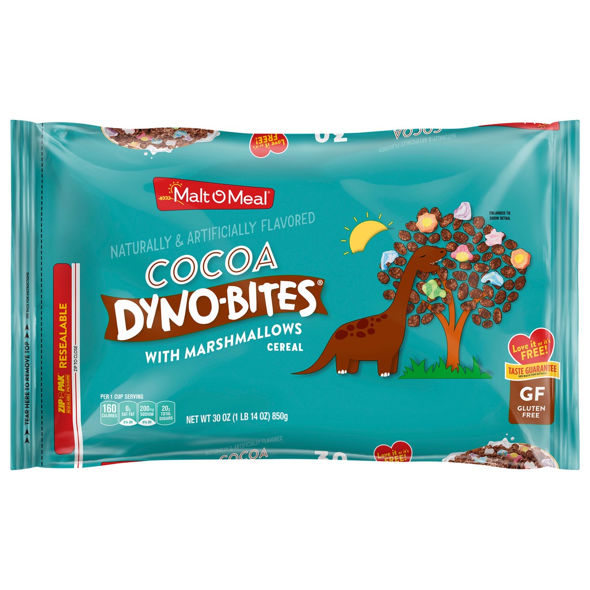 MaltOMeal Cocoa Dyno Bites with Marshmallows Kids Breakfast Cereal