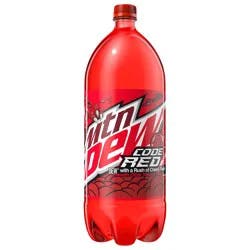 Mountain Dew Code Red DEW With A Rush Of Cherry- 2 liter