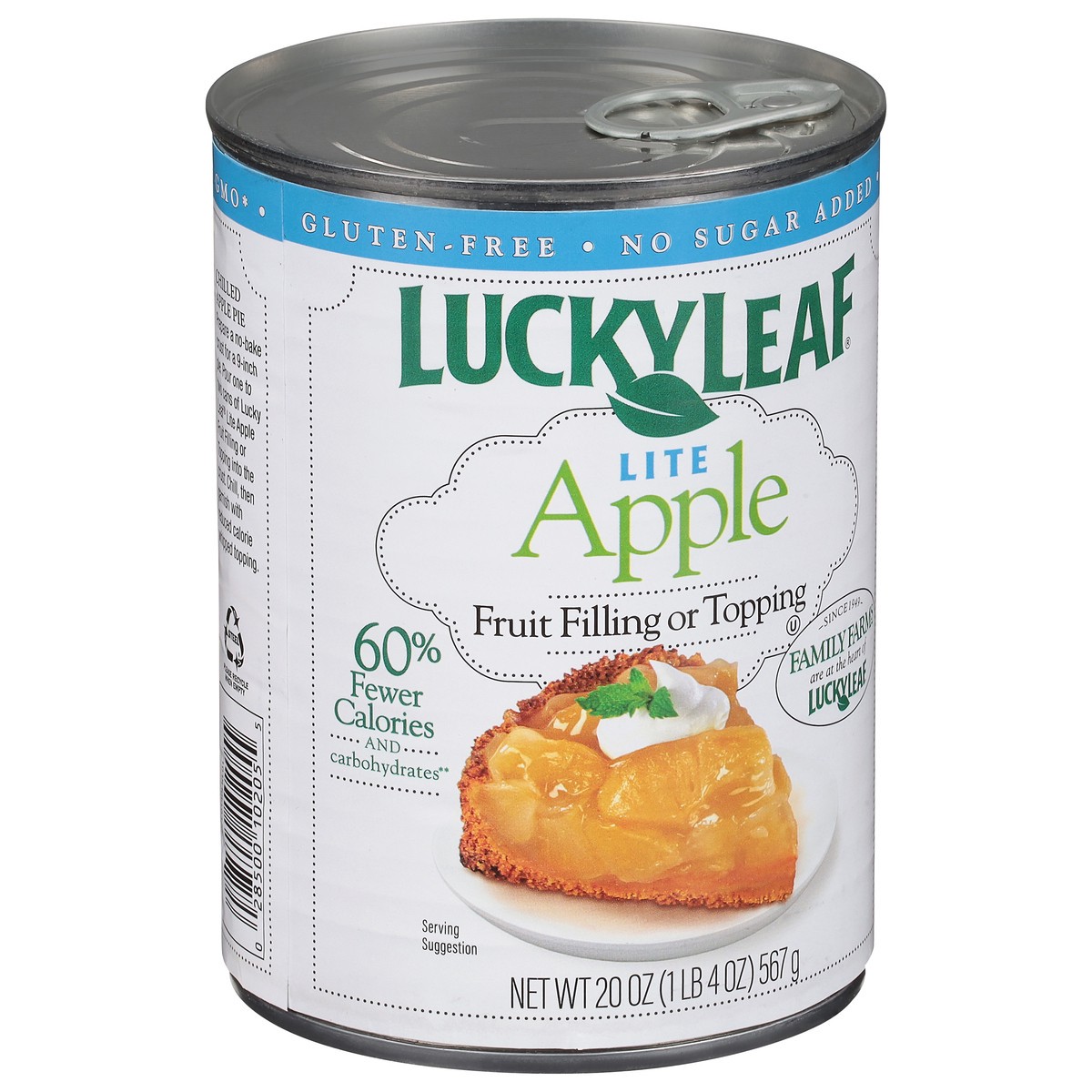 slide 7 of 9, Lucky Leaf Lite Apple Fruit Filling 20 oz., 20 oz