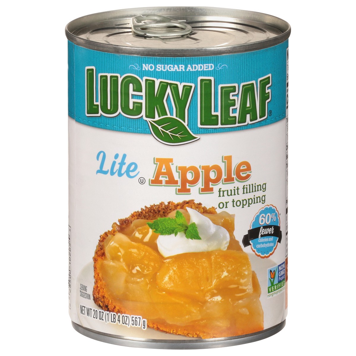 slide 1 of 9, Lucky Leaf Lite Apple Fruit Filling 20 oz., 20 oz