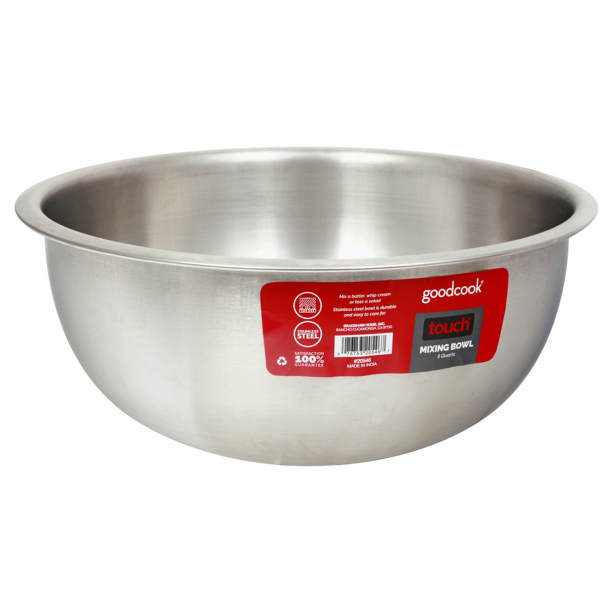 slide 7 of 9, Good Cook Touch Stainless Steel Mixing Bowls 1 ea, 1 ct