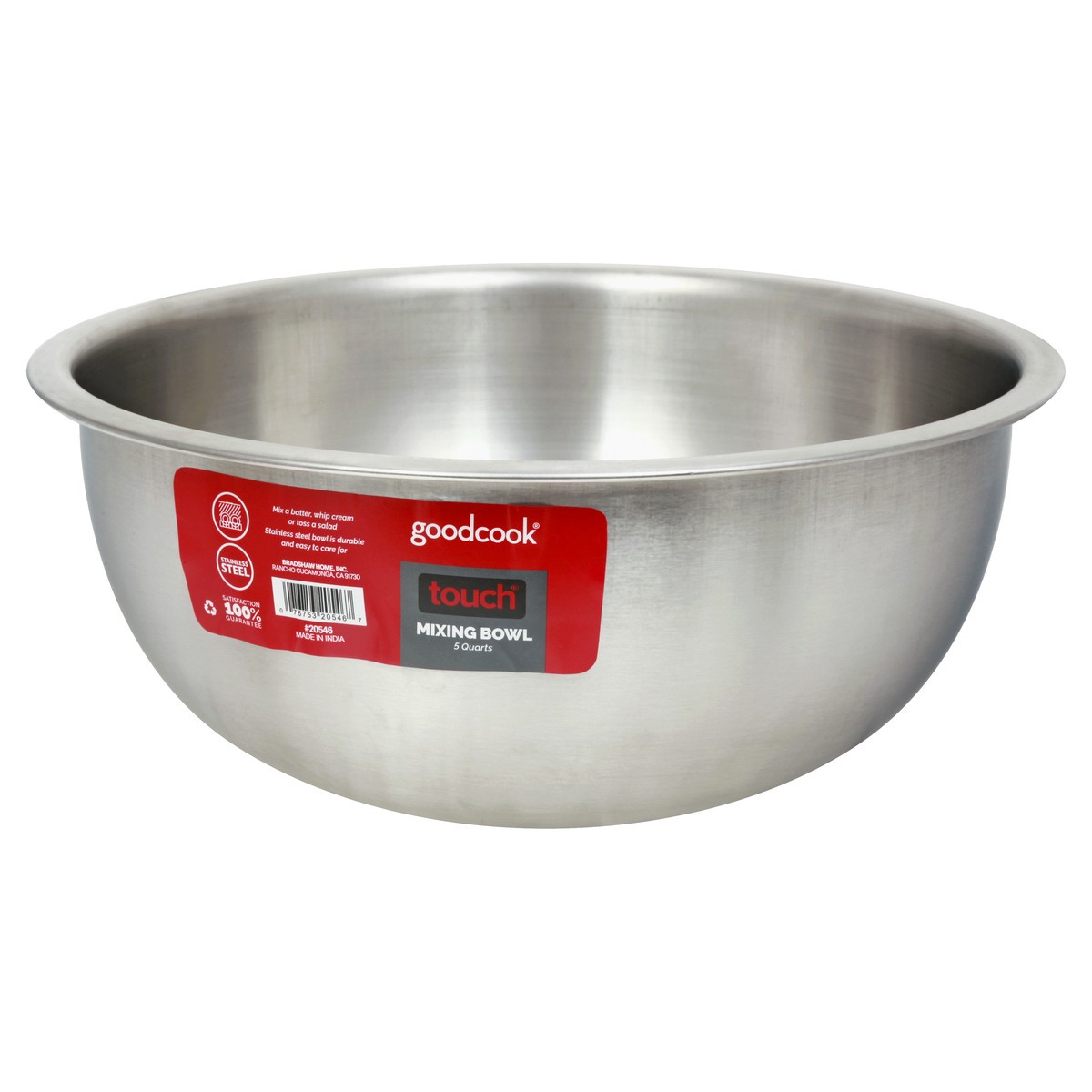 slide 2 of 9, Good Cook Touch Stainless Steel Mixing Bowls 1 ea, 1 ct