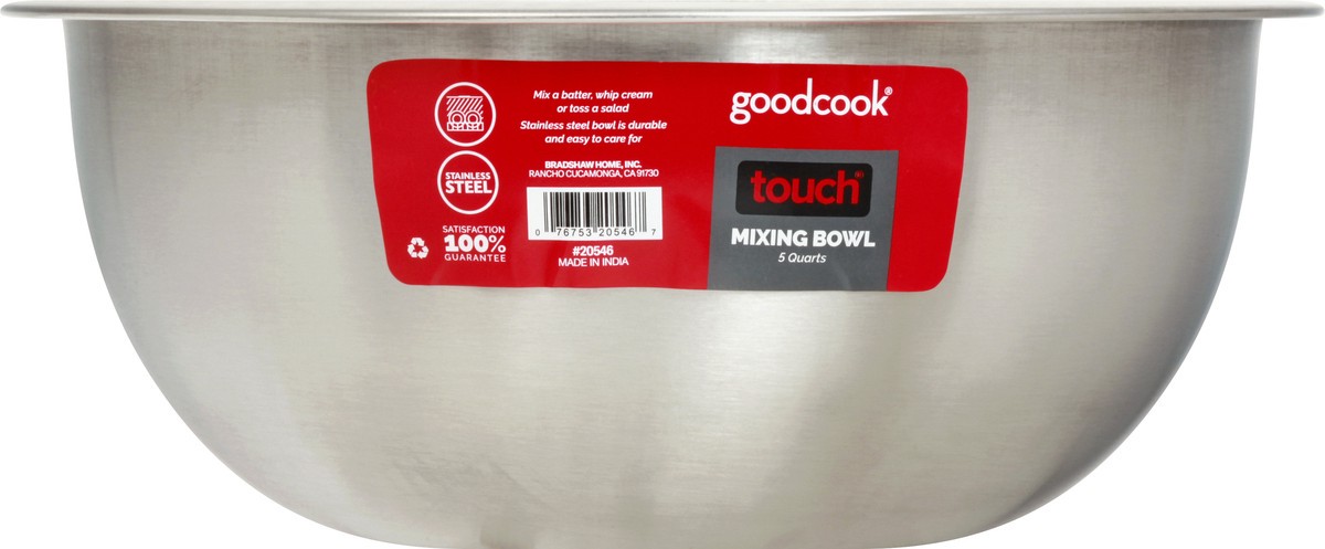 slide 6 of 9, Good Cook Touch Stainless Steel Mixing Bowls 1 ea, 1 ct