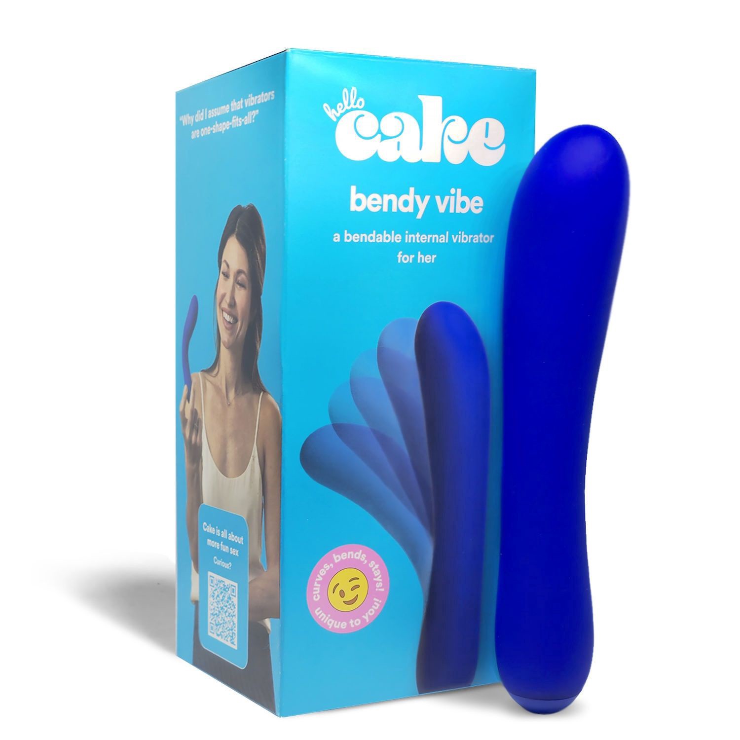 slide 1 of 1, Hello Cake Bendy Vibe Vibrator 1 ea, 1 ct
