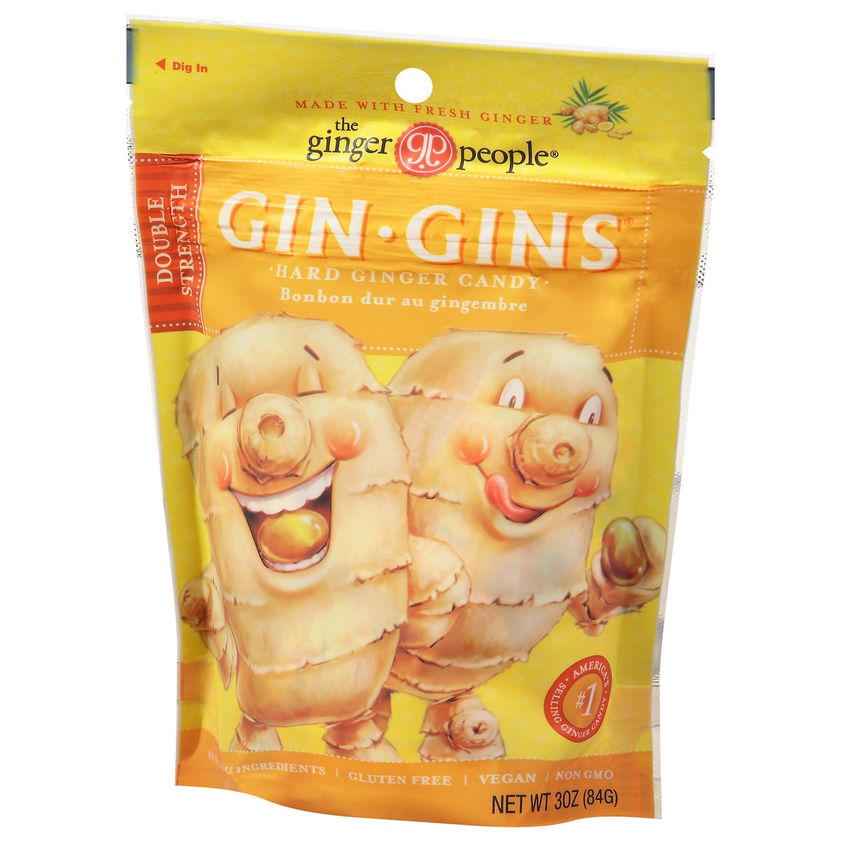 slide 10 of 14, Ginger People Turmeric Ginger Chews Candy, 3 oz