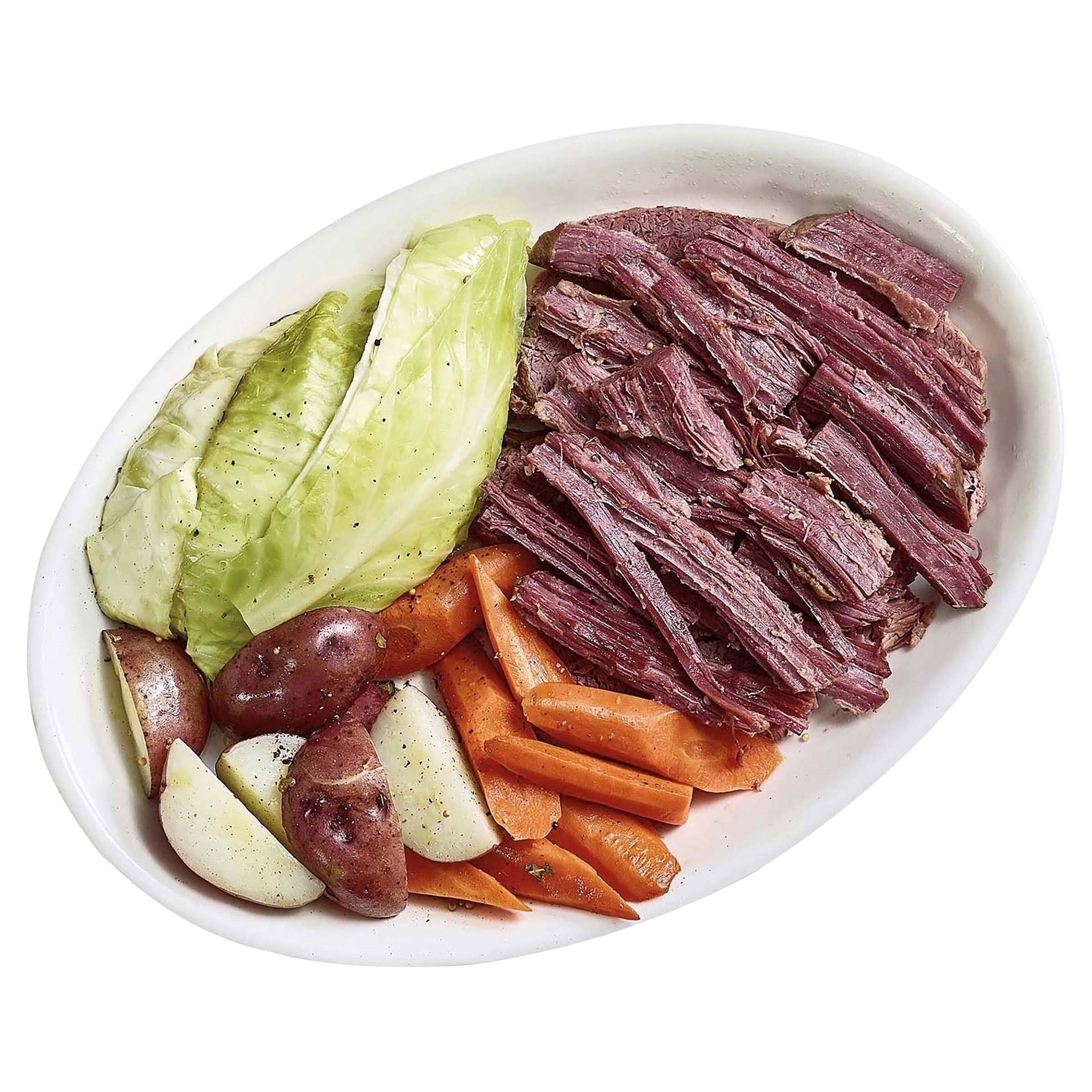 slide 9 of 13, FRESH FROM MEIJER Meijer Corned Beef Flat Cut Low Sodium, per lb