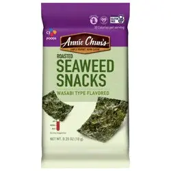 Annie Chun's Roasted Wasabi Type Flavored Seaweed Snacks 0.35 oz