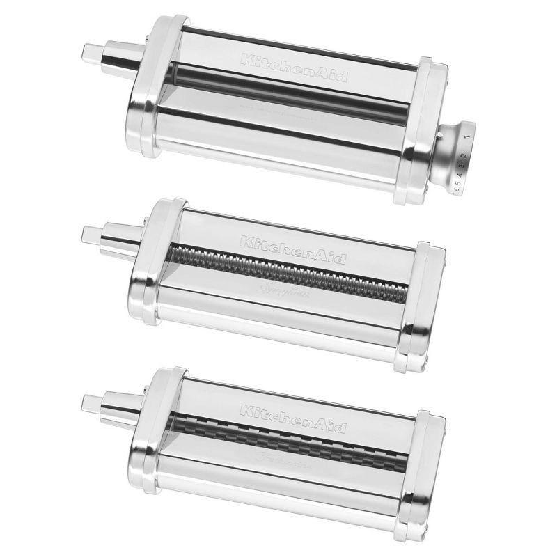 slide 2 of 7, KitchenAid 3pc Pasta Roller & Cutter Set - KSMPRA, 3 ct