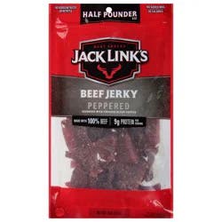 Jack Link's Half Pounder Peppered Beef Jerky 8 oz