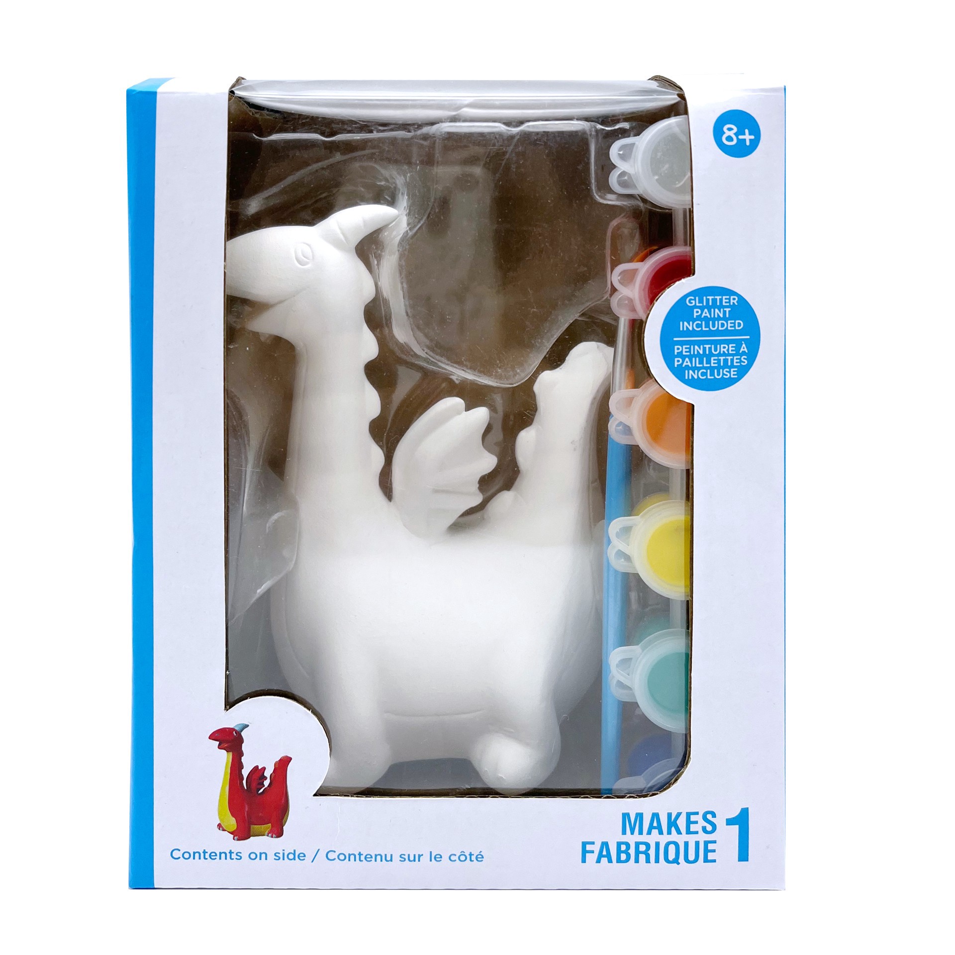 slide 2 of 3, Paint Your Own 3d Ceramic Dragon Kit By Creatology, 5.1 in x 3.7 in x 6.5 in