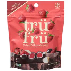 Tru Fru Nature's Strawberries Hyper-dried Fresh in Dark Chocolate