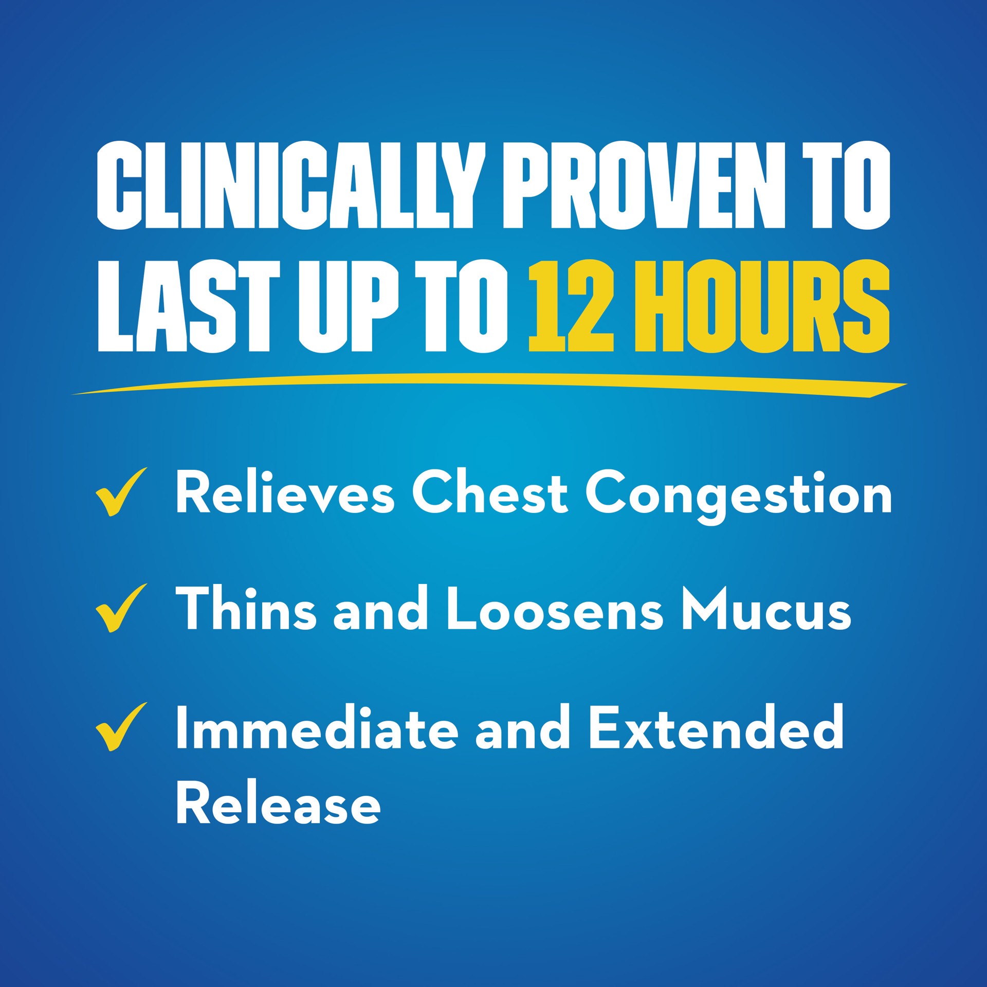 slide 3 of 5, Mucinex 12 Hr Chest Congestion Expectorant Tablets, 6ct, 6 ct