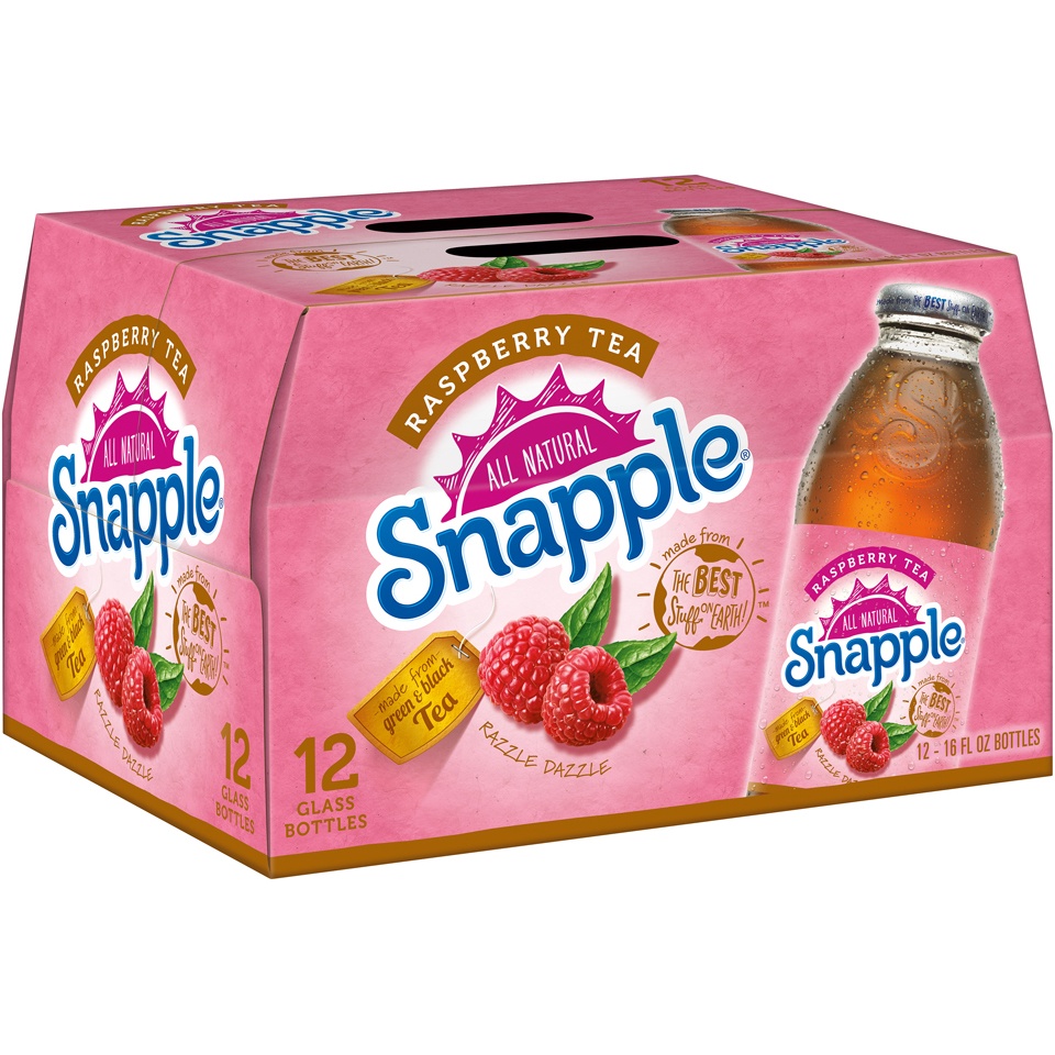 slide 2 of 3, Snapple Raspberry Tea , 12 ct; 16 oz